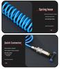 European Japanese Pneumatic Dust Blower Gun Set with PU Spring and Spiral Air Hose