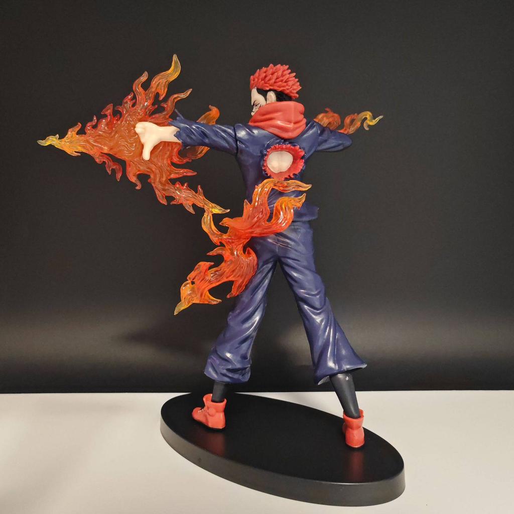 Hot Jujutsu Kaisen Ryomen Sukuna Yuji Itadori Curse King Anime Figure Desktop Decor Pc Case Ornament Collectible Toy Model Gift