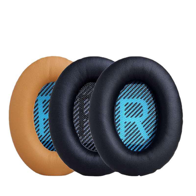 Bosch QC35/QC15/QC25 Ear Muffs Headphone Cover with AE2/i Sponge and Real Protein Leather