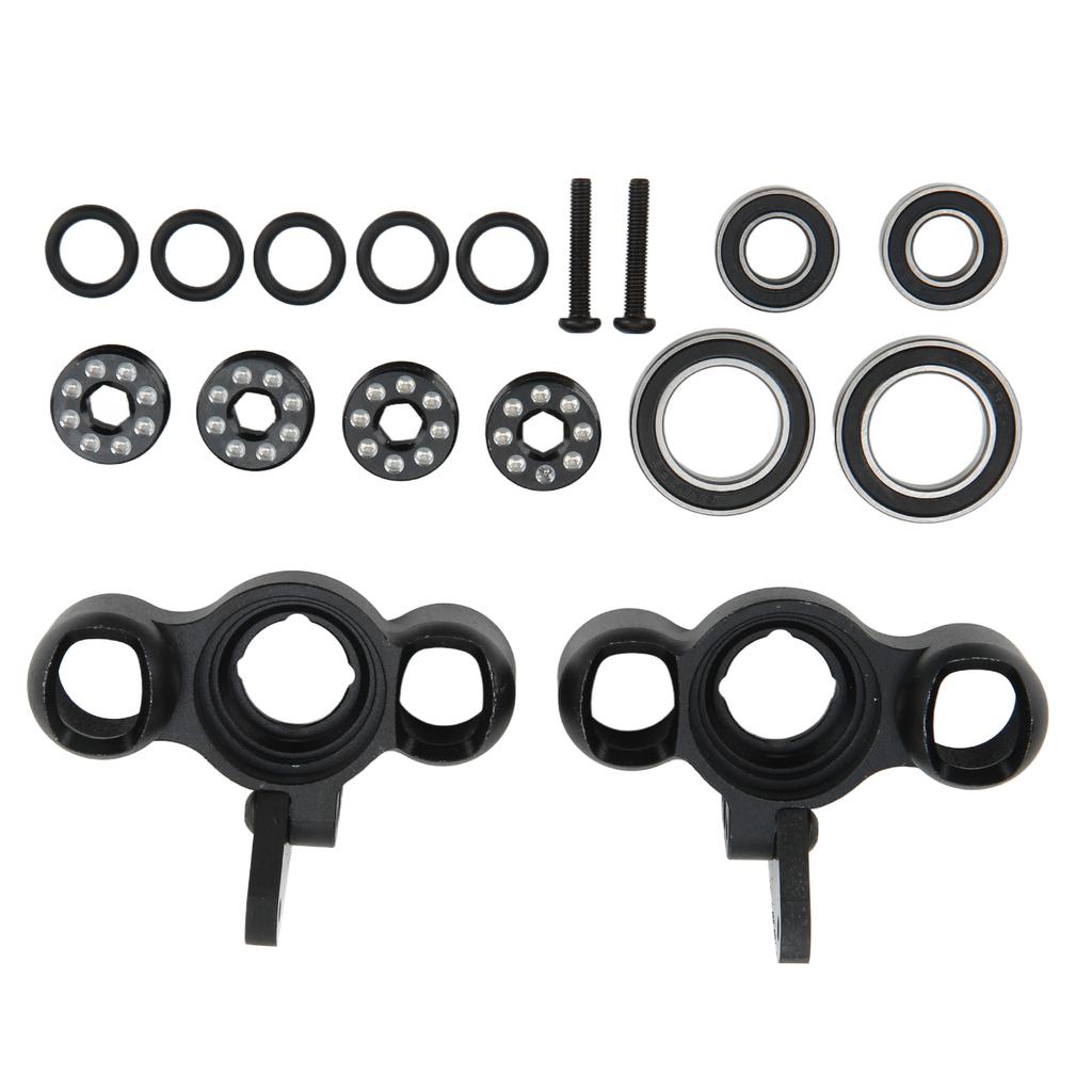 1 Pair Aluminum Alloy RC Front Steering Cup with Enlarged Bearings for Arrma Karton 1 8 RC Car