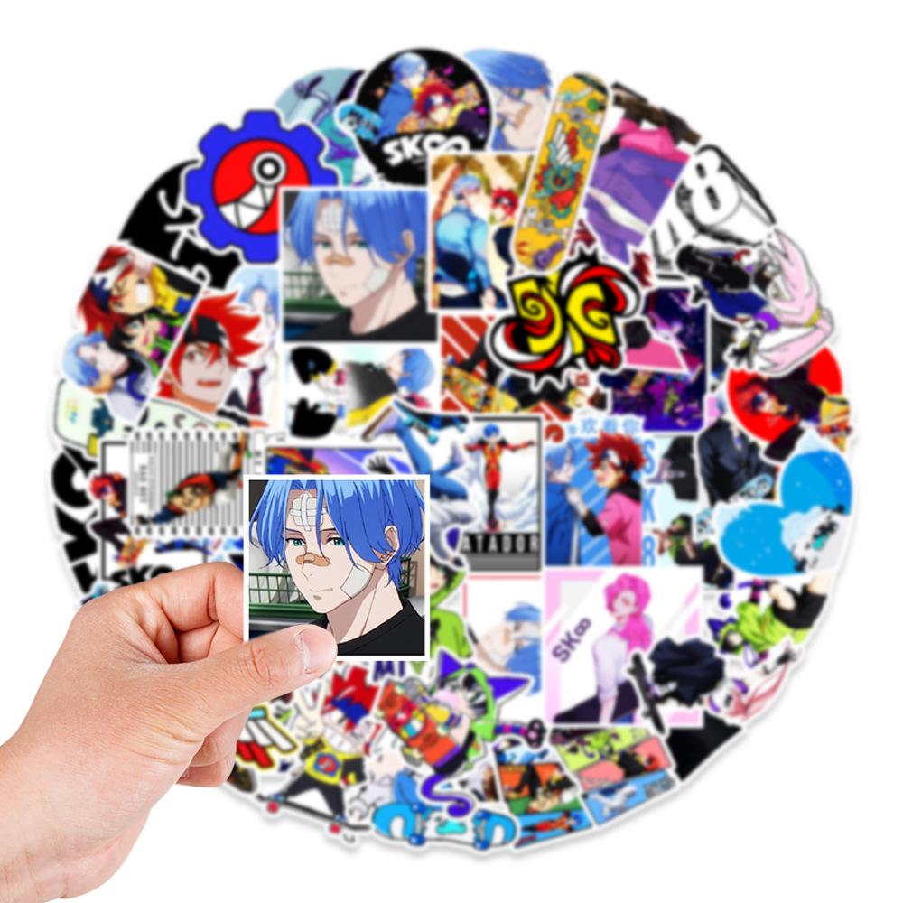 50 SK8 Graffiti Stickers Balance Bike Bike Mobile Phone Kettle Decoration Stickers