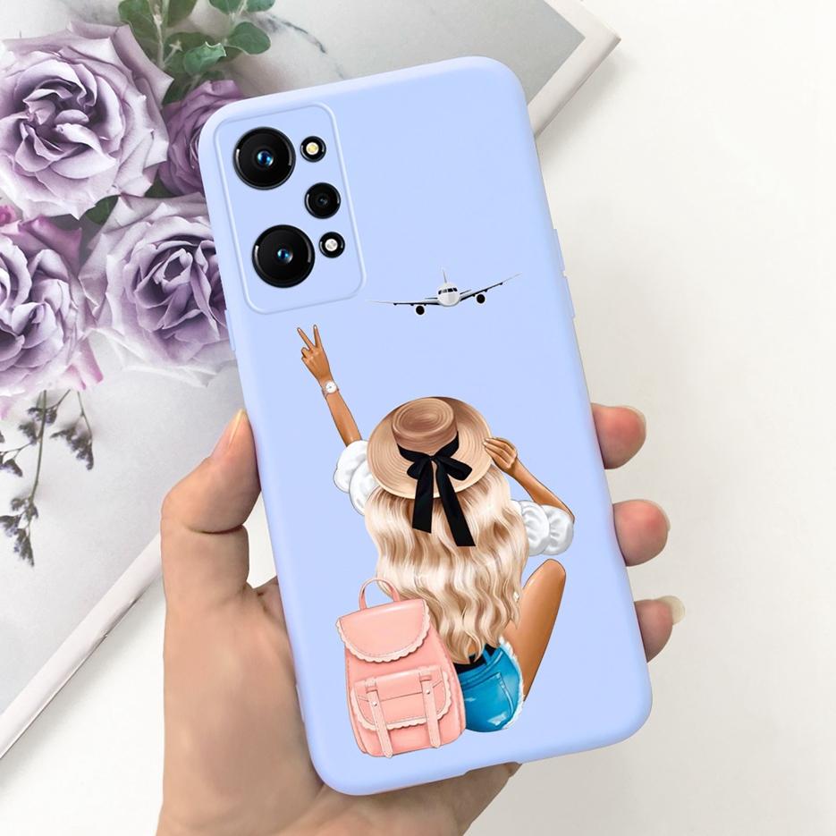 For Realme GT Neo2 Case RMX3370 Cute Fashion Cartoon Cover Soft TPU Phone Case For Realme GT Neo 3T Realme GT2 Neo2 Fundas Coque