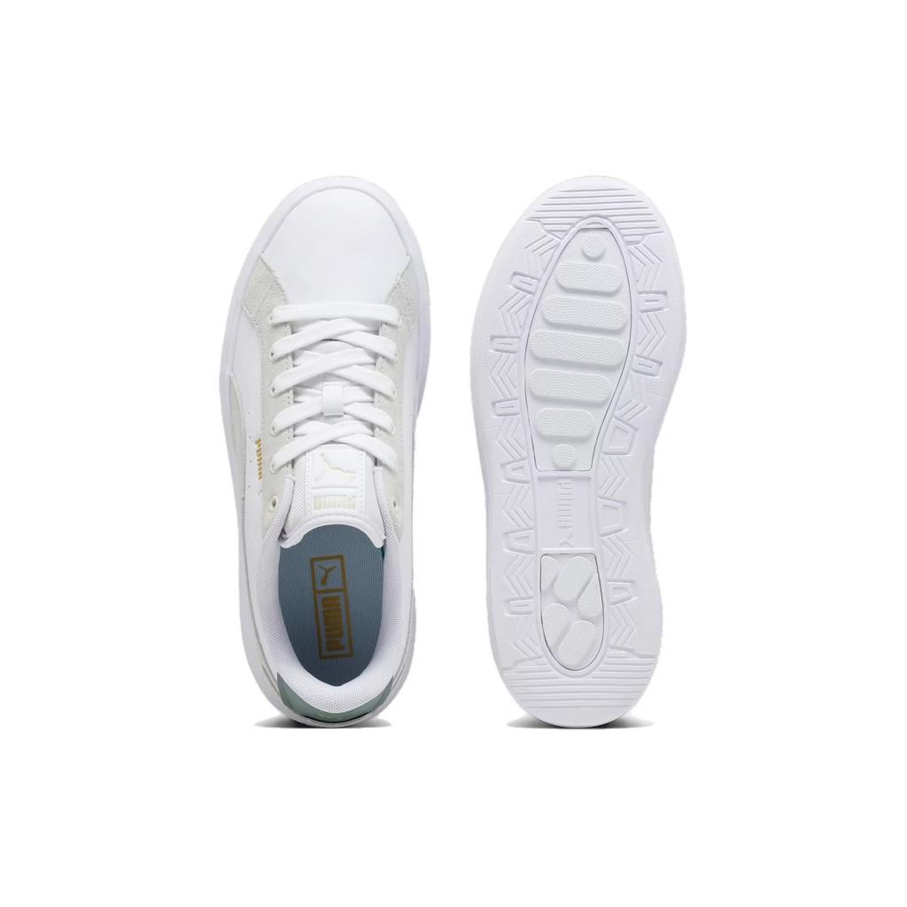 Puma Osl Pro Fashion Minimalist Durable Low-Top Skate Shoes Unisex Sneakers White Gray Green 392055-04