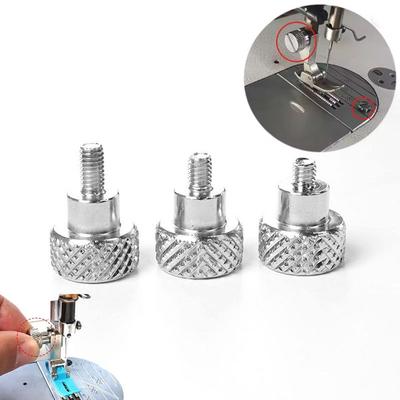 Durable Quick Presser Foot Screw Hand-Tightening Steel Hand-Tightened Bolts Presser Foot Mounting Screws Universal