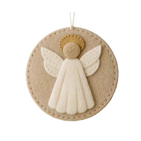 Nativity Felt Christmas Ornament Religious Christmas Tree Hanging Decoration Handmade Christian Nativity Scene