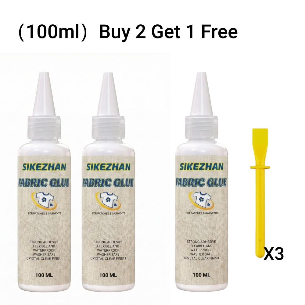 Washable Fabric Glue Liquid Stitch Permanent Textile Adhesive For Clothing Denim Leather Patch Repair Flexible Sew Kit