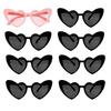 6/8pairs Vintage Heart Shaped Sunglasses Bachelorette Bride Bridesmaid glasses Wedding Bridal Shower Decor woman Hen party gifts 5