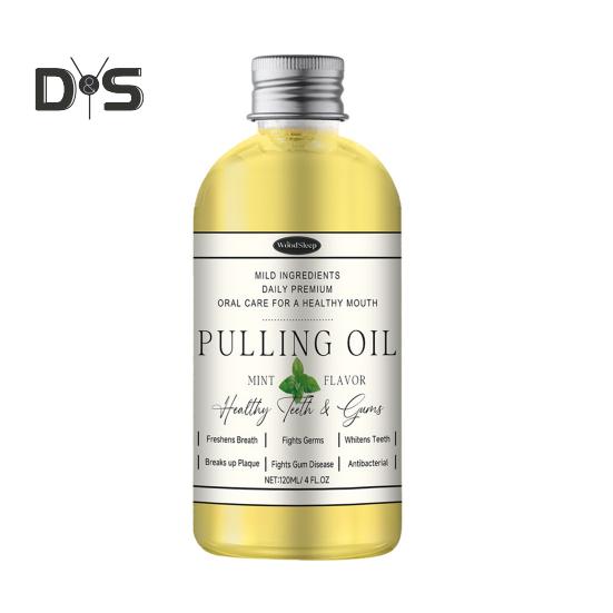 

120 мл кокосового масла для полоскания рта, натуральное отбеливание зубов, чистка полости рта, устранение неприятного запаха изо рта, здоровые зубы и десны, ополаскиватель для полости рта 1pc