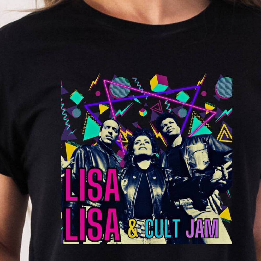 LISA LISA and Cult Jam Футболка Футболка Футболка Футболка Винтажная Эстетичная Рубашка 80-е St Унисекс Футболка XL