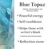 Coffin Swiss Blue Topaz Stone 925 Sterling Silver Sisters Day Birthday Pendant PP-53-8