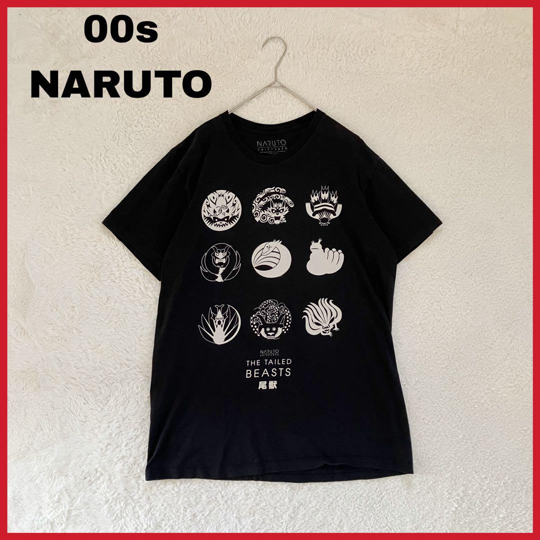 

[USED] Rare 00s Naruto Shippuden Tailed Beast T-shirt, size L