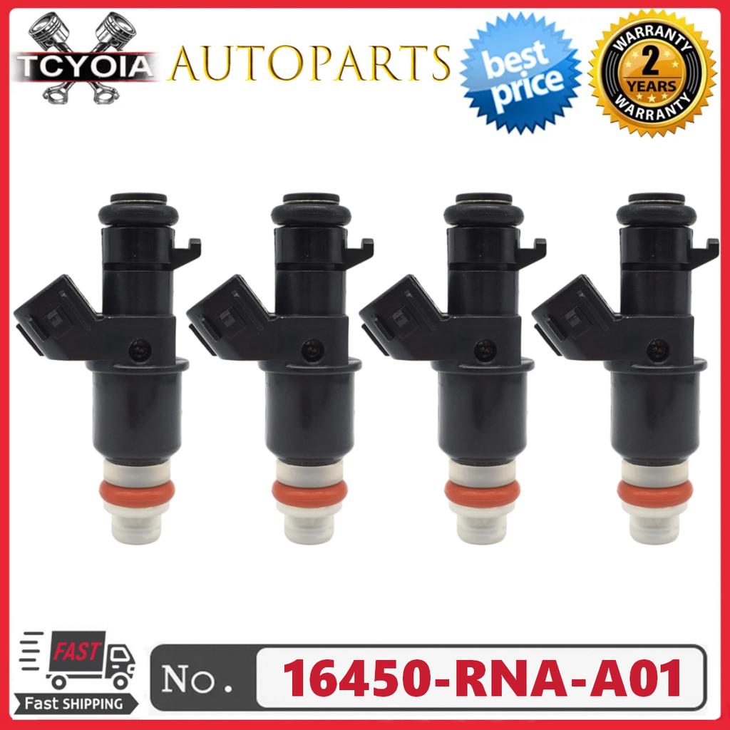 4pcs/lot New Fuel Injectors 16450-RNA-A01 for Honda Jazz MK3 Civic 8 MK8 Fit 1.4L 1.5L 1.6L 1.8L