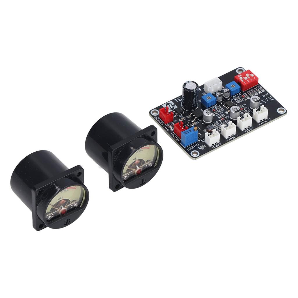 VU Meter ABS PCB With Driver Board Cable for DIY Recording Studio Medical Equipment