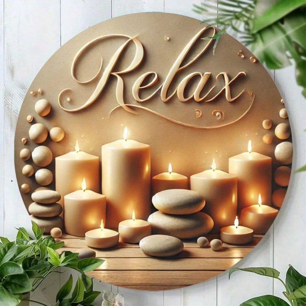 Tin Sign Wall Art Metal Painting 20x20cm Home Decor Vintage Rustic