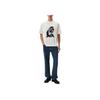 Emporio Armani Cotton Crew Neck Printed T-Shirt Men Tops 6D1TM6-1JWZZ-0101