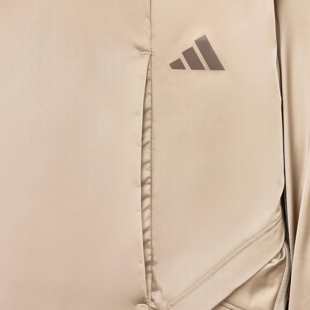 adidas Soft Lux Lightweight Woven Upf50+ Short Zip Loose Long Sleeve Sun Protection Top Women Tops KX0219