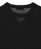 IL CORSO Sheer Round Neck Knit Black