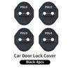 BAG1 4-Piece Set of Universal Wear-Resistant Silicone Car Door Lock Covers For VW Polo Tiguan T5 Passat Jetta Scirocco Sagitar Touran