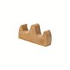 3-Piece Set of Mountain-Shaped Painting Brush Holders, Solid Wood Pen Stand, Multifunctional Desktop Pen Rest, Simple and Durable Wooden 