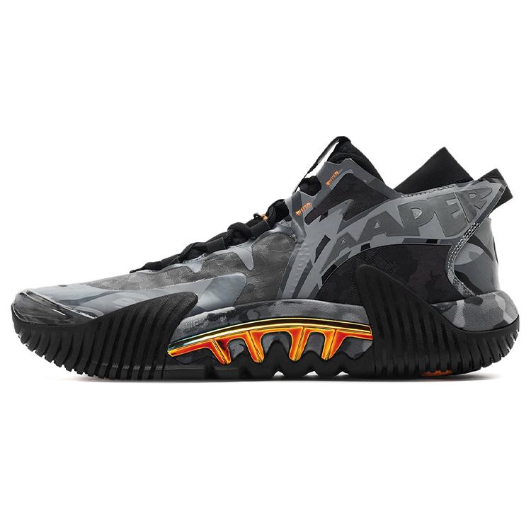 

Aape X Li Ning Badfive 2 Low Basketball Shoes Men s Low top Black/Brown Gray ABFR005-9 40