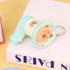 Cartoon Mini Recording Speaker Toy Keychain Charm Children Kids Handheld Loudspeaker Backpack Bag Pendant Car Key Chain Keyring