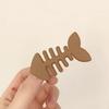 Simple Animal Fish Bone Hair Clip Plastic Headwear Geometry Hair Accessories Y2k Barrettes Girls