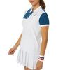 Asics Color-Block Casual Sports Polo Shirt Women Tops White 2042A295-100