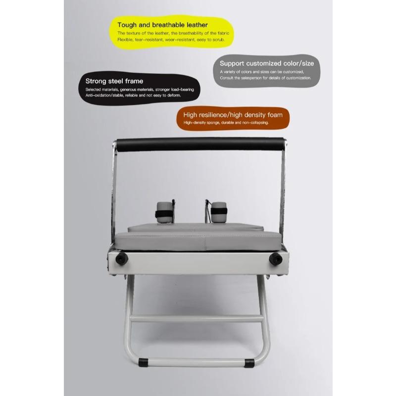 Pilates Reformer Core Bed - Foldable Metal Frame Machine for Yoga Exercise & Home Core Training