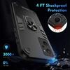 For Realme 9 Shockproof Armor Case For Realme 9I 9 Pro Plus Realme 9 Pro Realme 10 Car Magnetic Ring Stand Hard Back Phone Cover