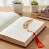 Vintage Peacock Feather Bookmark Light-Transmitting Hollow Out Bookmark  School Supplies