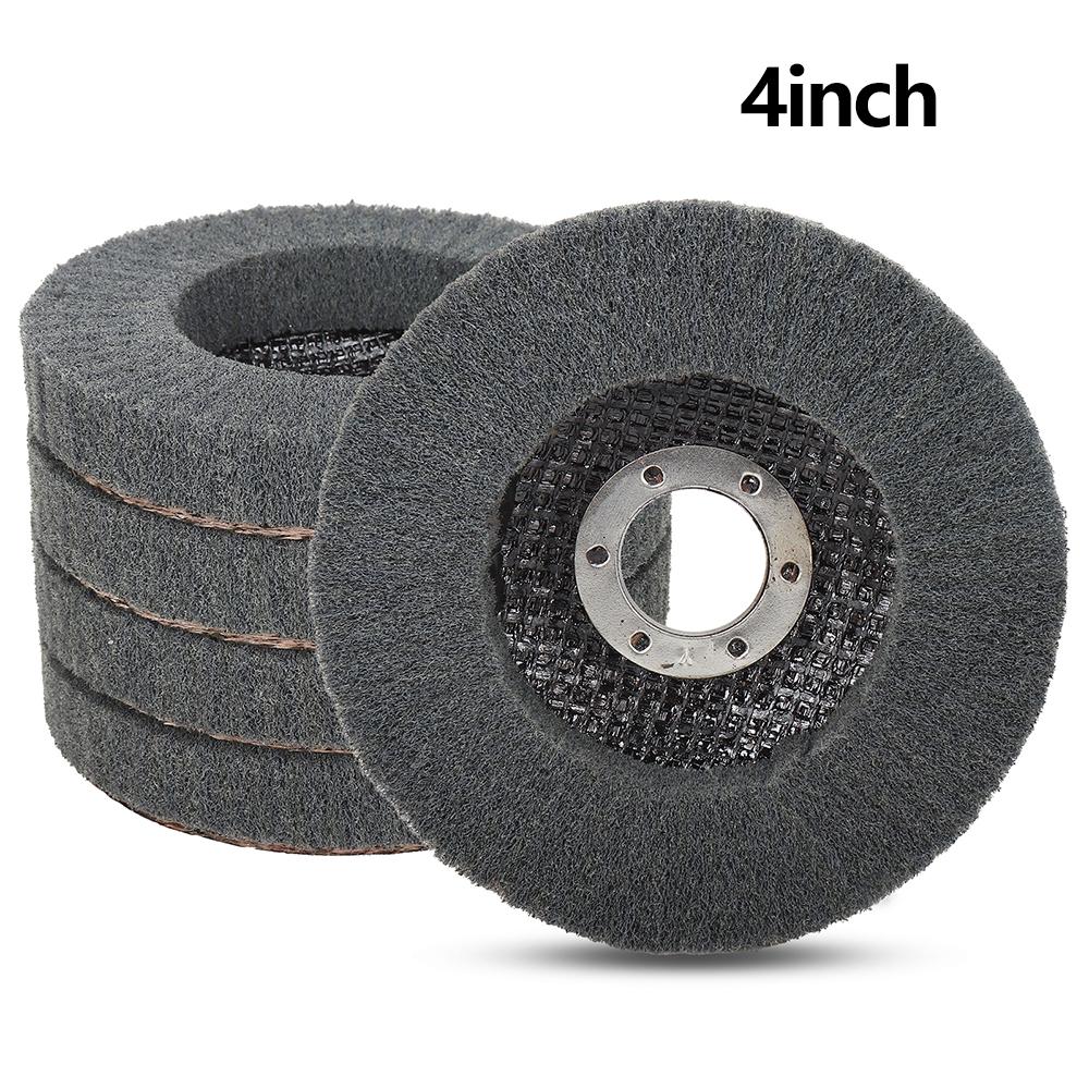 DBSAFE 4 4.5 5 Inch Nylon Fiber Flap Polishing Wheel Disc 800 Grit For Angle Grinder Wood Metal Buffing