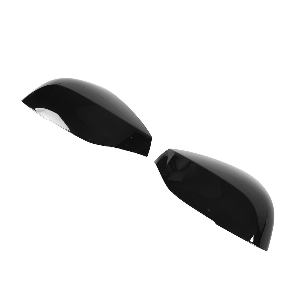 Glossy Black Rear View Side Mirror Cover Housing Trim Replacement for Infiniti Q50 Q50S Q70 2014‑2020