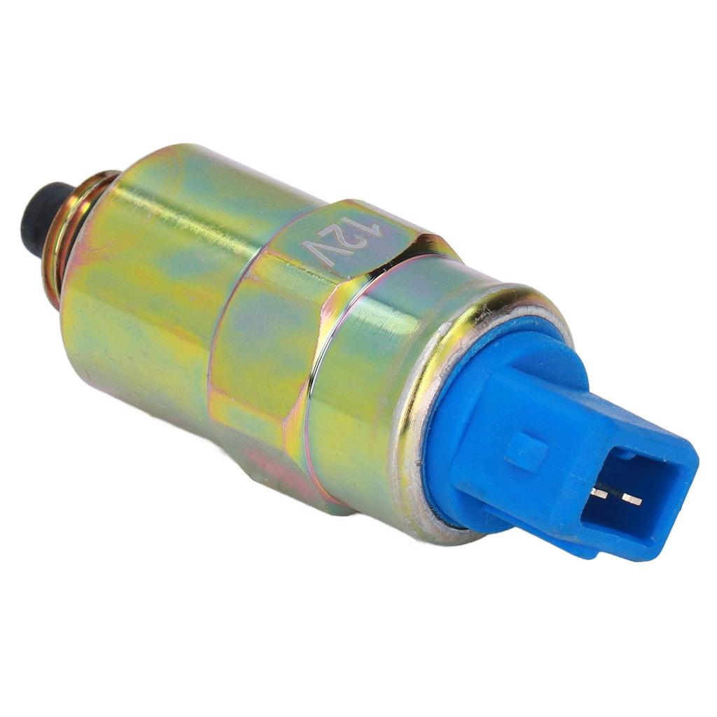 12V Fuel Shutdown Shutoff Solenoid 716‑30255 Replacement for JCB 3CX 4CX Backhoe Loader