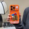 Applicable to Apple 17Pro mobile phone case, new orange sticker, iPhone16Promax anti-drop protective case 15/14.