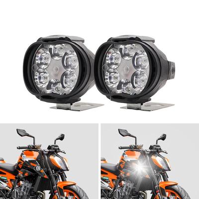 Motorrad-Scheinwerfer, 6 weiße LED-Scheinwerfer, Zusatzlampen für Elektrofahrzeuge, Roller