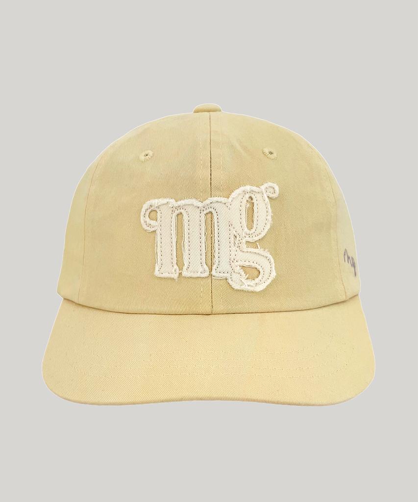 Maugeu Honey Patch Washed Wide Ball Cap Butter