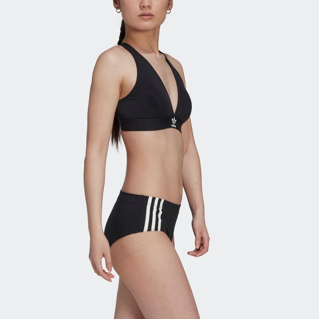 Adidas Originals Adicolor Comfort Flex Cotton Bralette Underwear Women Underwear Black GB1179