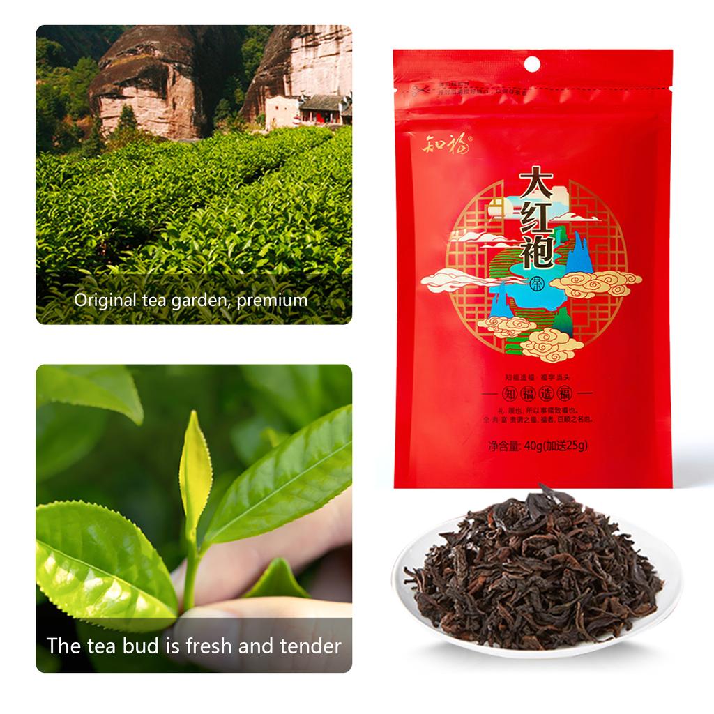 Chinese Red Tea Strong Flavor Dahongpao Tea Home Kitchen Office Supplies Beverage 65g