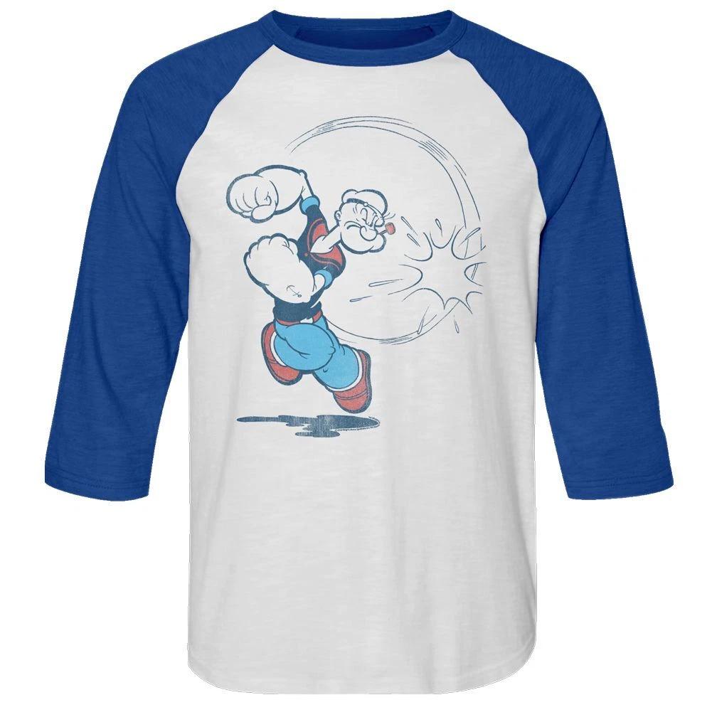 Popeye Vintage 3/4 Sleeve Comics Raglan 130