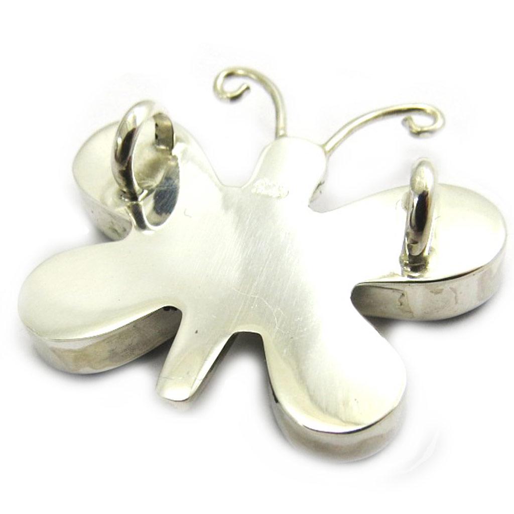 Les Trésors De Lily [B6329] - Pendentif Argent 'Doux Papillon' Turquoise