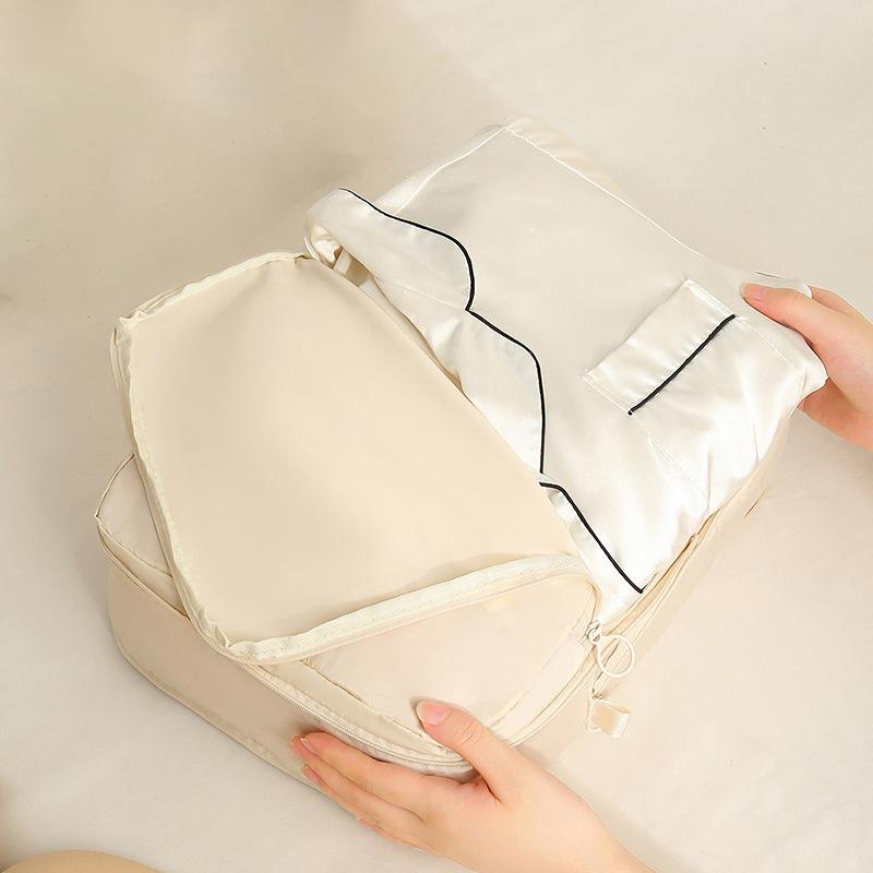 6Pcs Travel Storage Bags Portable Clothes Compressed Packing Cubes Suitcase Bag Classified Cloth Storage Lightweight Luggage Bag