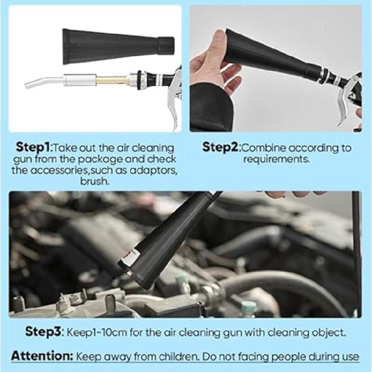 Multipurpose Dry Cleaning Tool Innovative Car Cleaning Solution Metal for Automotive Maintenance & Industrial Equipment