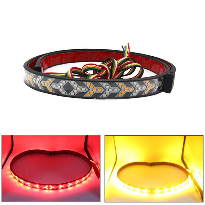 Auto LKW LED Streifen Heckklappe Lichtleiste Rückfahrbremsheck Laufendes Blinklicht Pickup Truck Hintere Dekorative Lampen