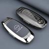 Leather Car Key Case Protection Shell Cover For Nissan X-Trail T33 Serena Rouge Kicks Pvathfinder Ariya Rogue Versa 2023 2024