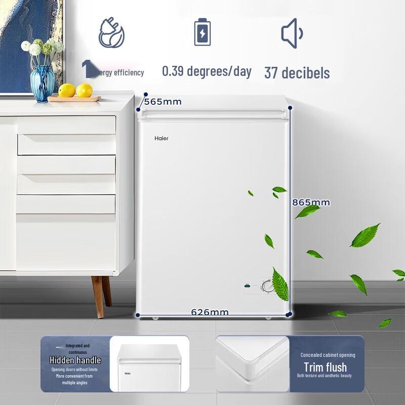Haier 142L Home Chest Freezer CN plug (adapter included)