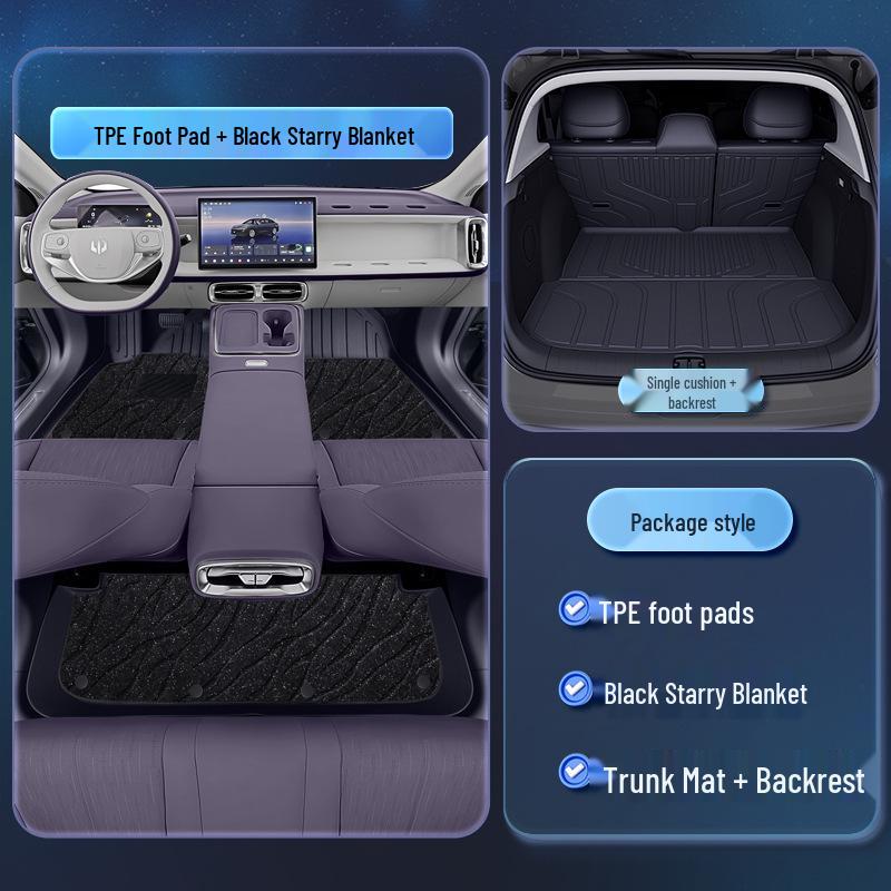 Leapmotor B01 TPE2026 Floor Mats: Custom Five-Seater Car Interior Carpet Accessories