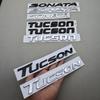 Rlapg3 3D ABS SONATA TUCSON Stylizacja Logo Litery Naklejka Bagażnik Tylny Emblemat Odznaka Naklejka Dla Hyundai Akcesoria Dekoracyjne Samochodu