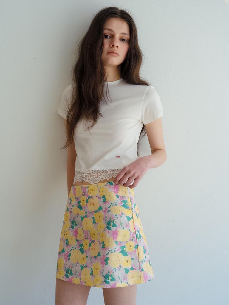 MURMURE Lorave Flower Mini Skirt_Lorave Skirt