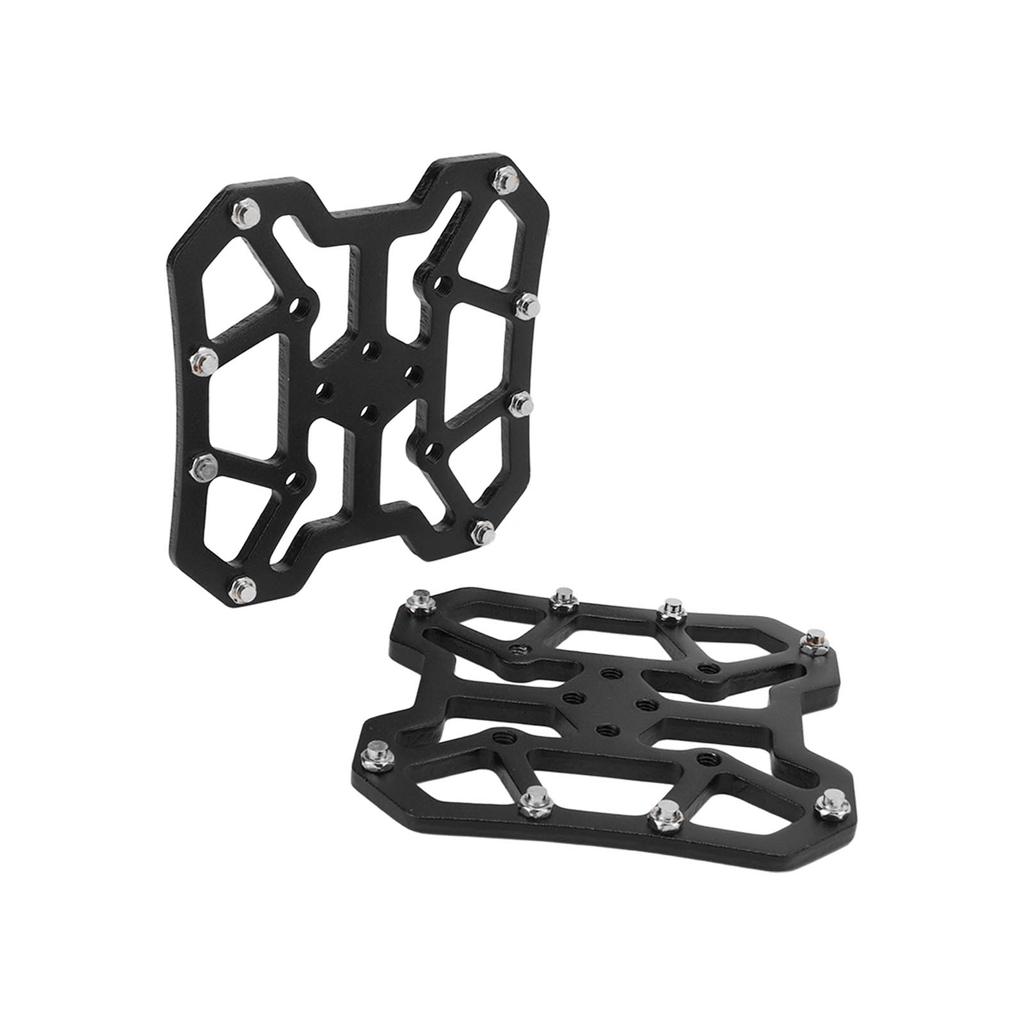 1Pair Clipless Pedal Adapters Self Lock Aluminum Alloy for Mountain Bike System