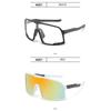 Fashionable Cycling Sunglasses With Large Frame Uv400 Ultraviolet Light Bicycle Riding Driving Glasses Cycling Glasses